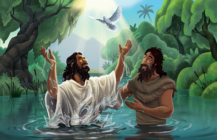 jesus baptized